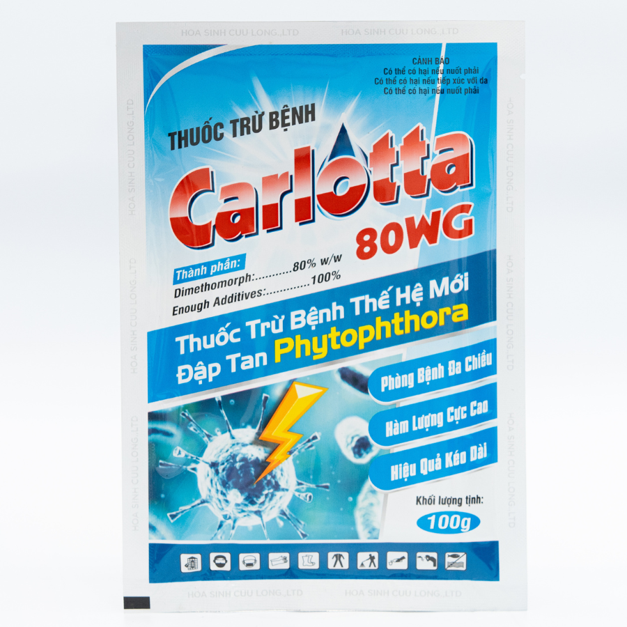CARLOTTA 80WG - Ngăn hình thành bào tử nấm - Trị thối trái sầu riêng