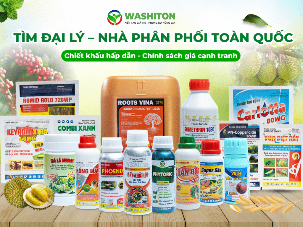 Washiton - tìm đại lý phân phối thuốc BVTV