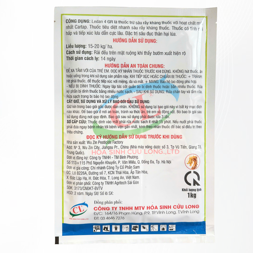 Ledan 4GR – Diệt Sâu Đục Thân, Tuyến Trùng Hiệu Quả Cao