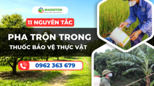 11 Nguyên tắc pha trộn trong thuốc bảo vệ thực vật
